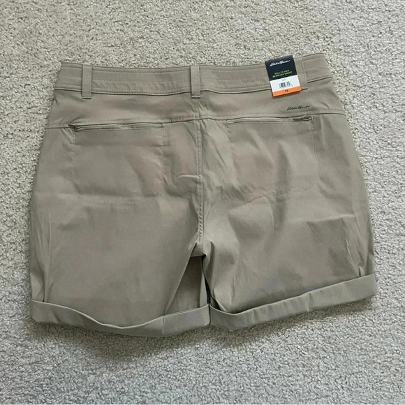 Eddie Bauer NWT Rolled Hem Bermuda Short Brown 1751714 Women Size 16 Outdoor - Picture 5 of 14